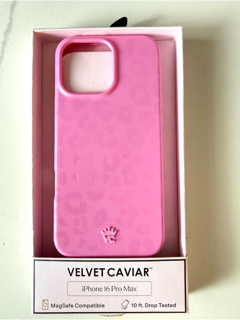 Velvet Caviar Pink Leopard iPhone Case